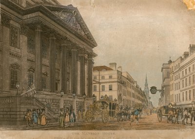 Het Mansion House, Londen door Thomas Snr. Malton