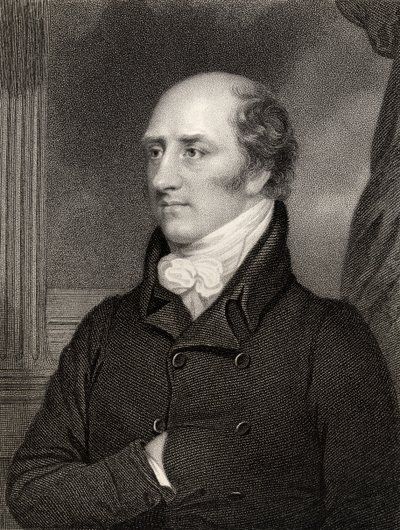 George Canning, Premier, gegraveerd door W. Holl, uit 