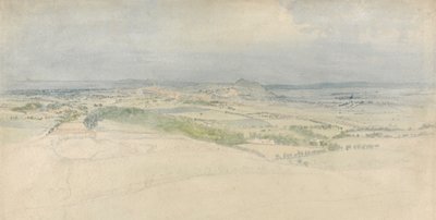 Een Verafgelegen Uitzicht op Edinburgh door Thomas Stothard