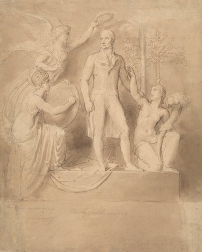 Een studie voor het Wellington Monument door Thomas Stothard
