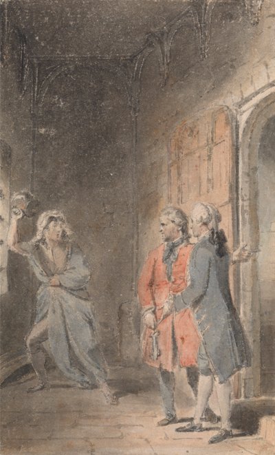 Illustratie voor de Deugdzame Wees door Thomas Stothard