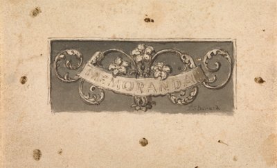 Aantekeningen door Thomas Stothard