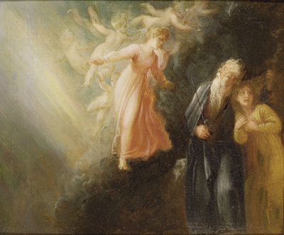 Prospero, Miranda en Ariel, uit 
