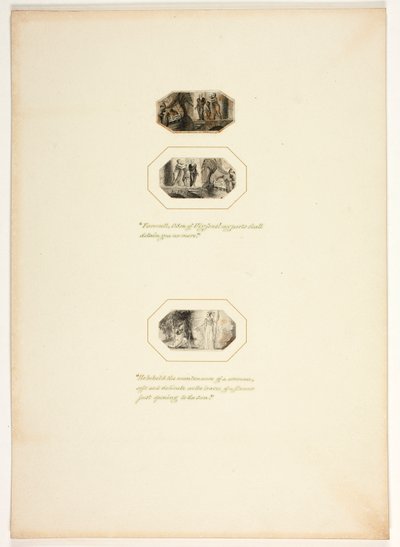Studie für eine Platte aus Telemachus door Thomas Stothard
