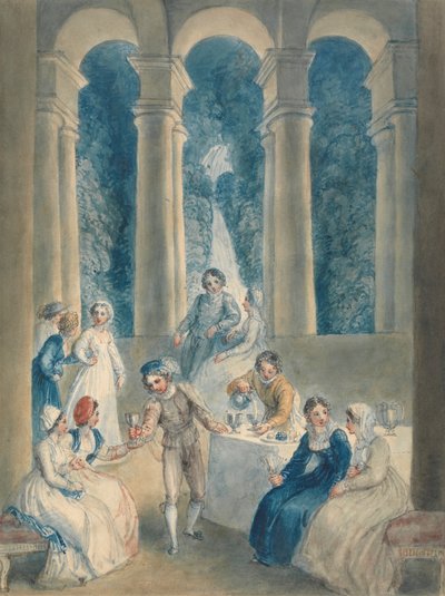 De Tiende Dag van de Decameron door Thomas Stothard