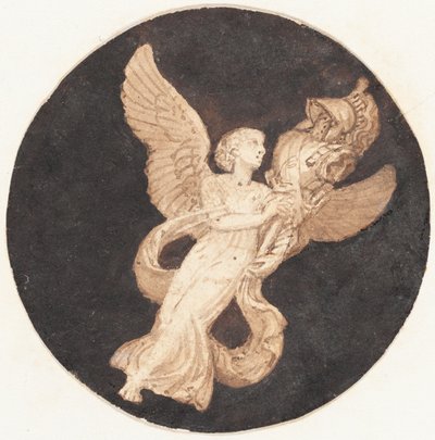 Vignet voor een Titelpagina: "Gevleugelde Overwinning" door Thomas Stothard