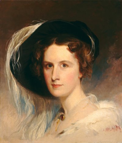 Ann Biddle Hopkinson (Mevrouw Francis Hopkinson) door Thomas Sully