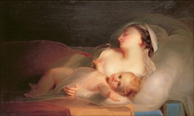 Moeder en kind door Thomas Sully