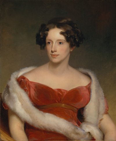 Mevrouw John Biddle Eliza Falconer Bradish, 1818 door Thomas Sully
