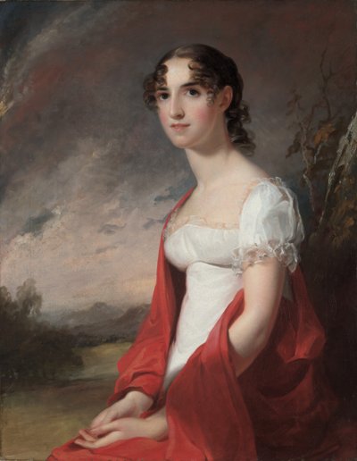 Portret van Mary Sicard David door Thomas Sully