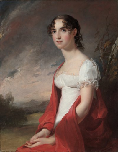 Portret van Mary Sicard David door Thomas Sully