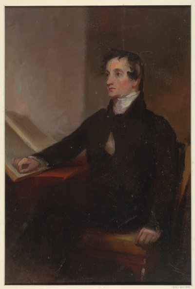Studie voor "De Eerwaarde Thomas Stockton," San Francisco Museum of Fine Arts, San Francisco, CA door Thomas Sully
