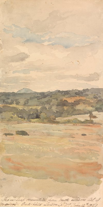 Sugar-Loaf Mountain, vanuit het noordraam, Col. J. Monroe