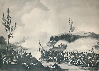 Aanval op de weg naar Bayonne, 13 december 1813 door Thomas Sutherland