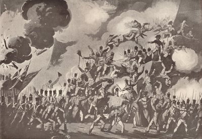 Bestorming van St. Sebastian, 31 augustus 1813, 1909 door Thomas Sutherland
