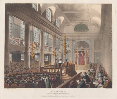 Synagoge, 1 september 1809 door Thomas Sutherland