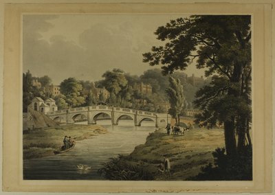 Uitzicht op Richmond vanaf de Brug door Thomas Sutherland
