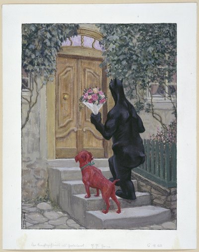 De Simplicissimus als felicitaties door Thomas Theodor Heine