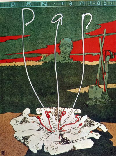 Pan Literary Magazine, Josef Sattler, 1895 door Thomas Theodor Heine