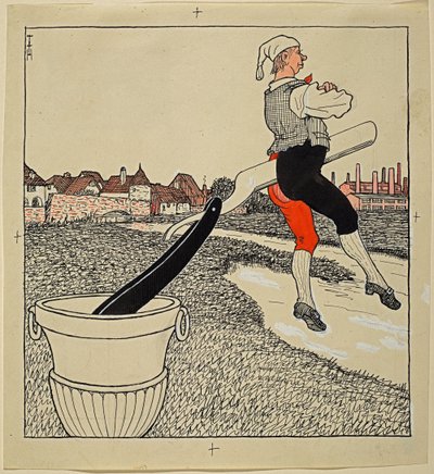Schone Scheiding, Simplicissimus XXV/9 door Thomas Theodor Heine