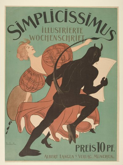 Simplicissimus, Geïllustreerd Weekblad door Thomas Theodor Heine