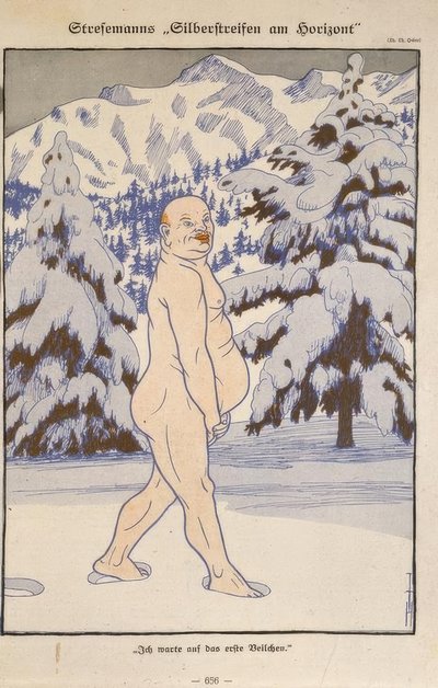 Stresemanns zilveren streep aan de horizon. Ik wacht op het eerste viooltje door Thomas Theodor Heine