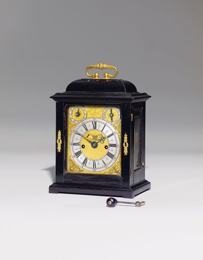 Een William en Mary slagtafelklok met trekkwartier herhaling, nr. 167, ca. 1690 door Thomas Tompion