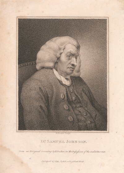 Dr. Samuel Johnson door Thomas Trotter