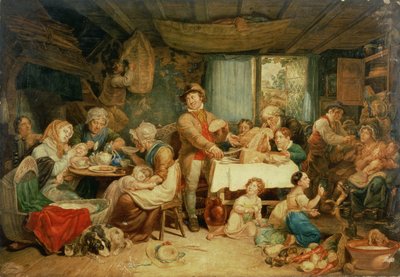 Leven van het vet van het land, Een landelijk feest door Thomas Unwins