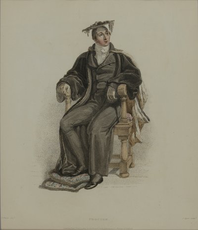 Proctor, gegraveerd door J. Agar, gepubliceerd in R. Ackermann