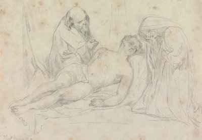 De dood van - ingesteld door William Etty R.A. door Thomas Uwins