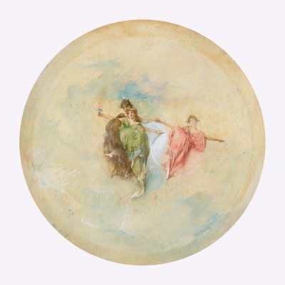 Dageraad door Thomas Wilmer Dewing