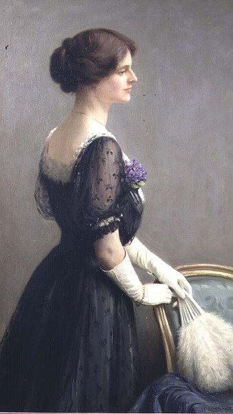 De vrouw van de kunstenaar door Thomas W. Holgate
