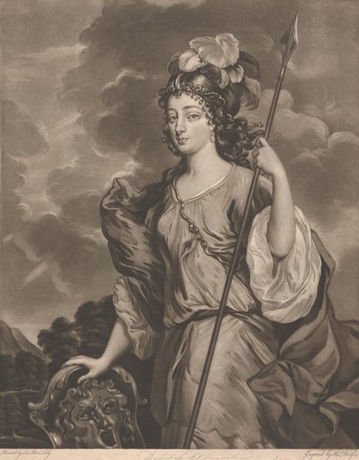 Barbara Palmer (geboren Villiers) Gravin van Castlemaine door Thomas Watson