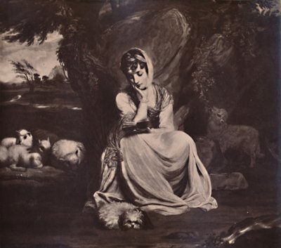 Frances Anne Crewe, Lady Crewe, als St Genevieve, ca. 1773-1894 door Thomas Watson