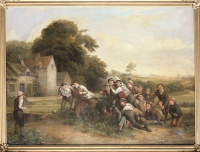Het voetbalspel door Thomas Webster