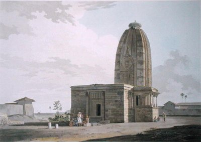 Hindoe Tempel in Deo, in Bahar, plaat XXIII uit 
