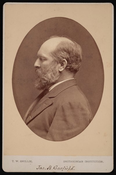 Portret van James Abram Garfield door Thomas William Smillie