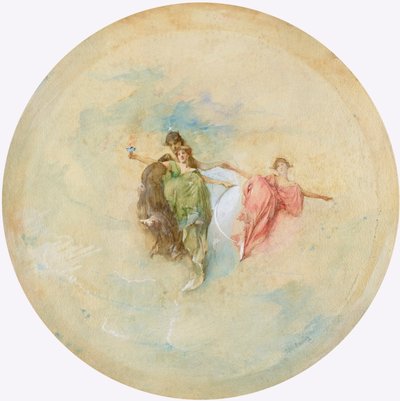 Dageraad door Thomas Wilmer Dewing