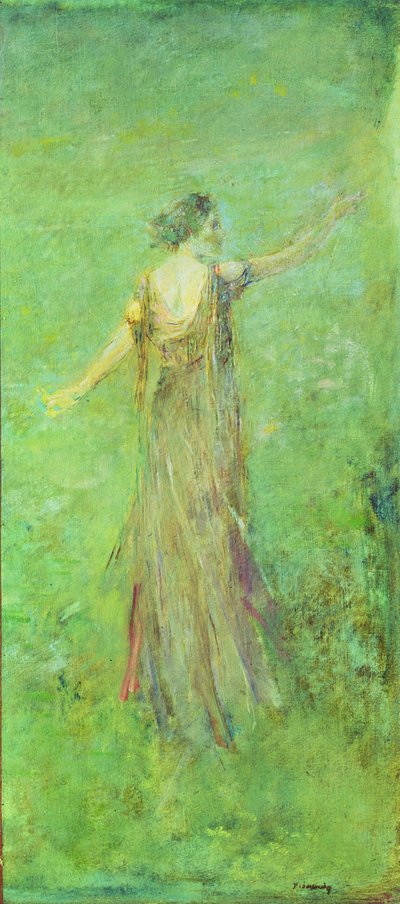 Juni door Thomas Wilmer Dewing
