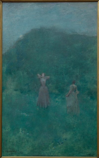 Zomer, 1893 door Thomas Wilmer Dewing