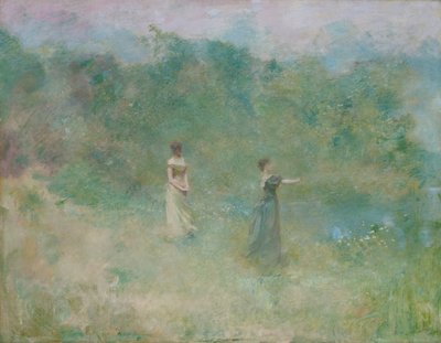 Zomer, ca. 1890 door Thomas Wilmer Dewing