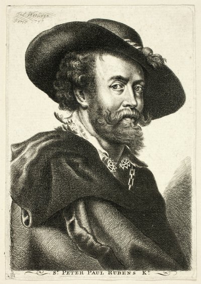 Sir Peter Paul Rubens door Thomas Worlidge