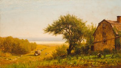 Een Huis aan Zee door Thomas Worthington Whittredge