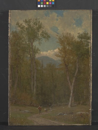 Landschap door Thomas Worthington Whittredge