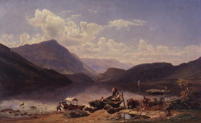 Landschap dichtbij Rome door Thomas Worthington Whittredge