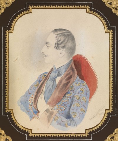 Portret van Ilya Mikhaylovich Miklashevsky door Thomas Wright
