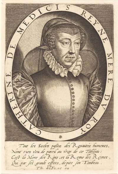 Catherine de Medici, Koningin van Frankrijk door Thomas de Leu