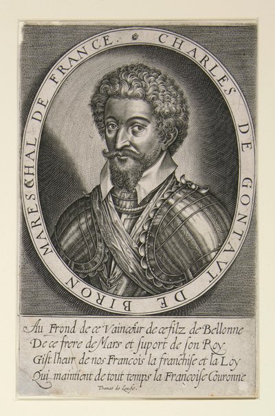 Charles de Gontaut, hertog van Biron, maarschalk van Frankrijk door Thomas de Leu
