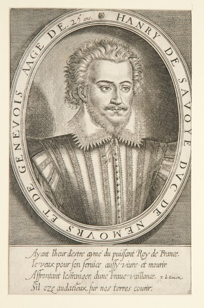 Henri de Savoie, hertog van Nemours door Thomas de Leu